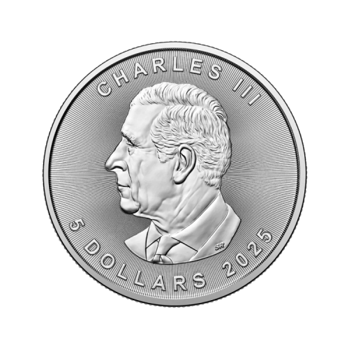 Thumbnail Maple Leaf 1 troy ounce zilveren munt 2025 achterkant