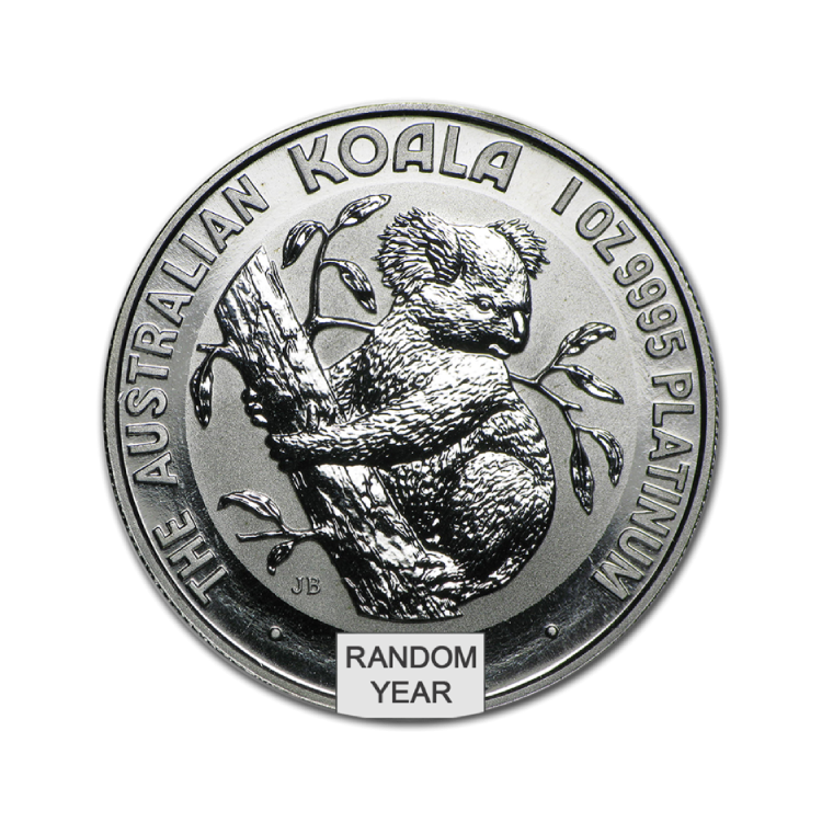 1 troy ounce platinum Koala coin front