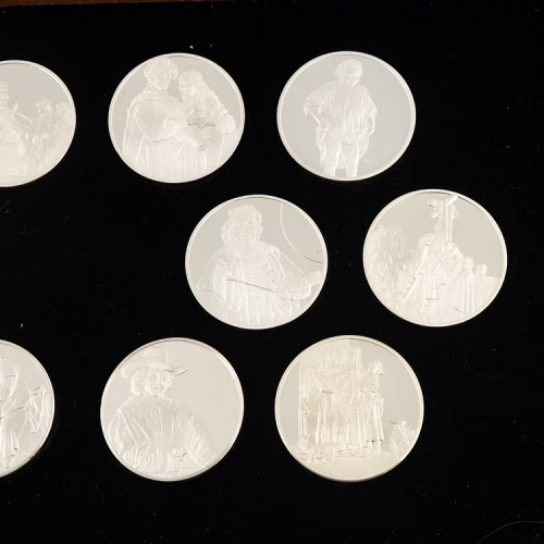 Thumbnail 3 kilo Franklin Mint d'Argent Plusieurs Années angle 5