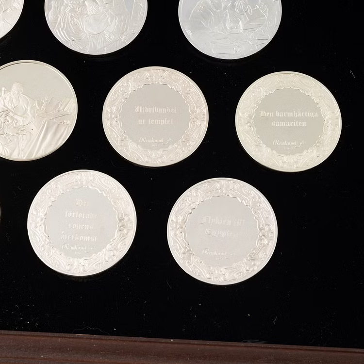 3 kilo Franklin Mint d'Argent Plusieurs Années angle 7