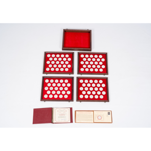Thumbnail 3 kilo Franklin Mint Plata Años Diversions back