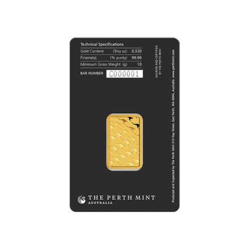 Thumbnail 10g Perth Mint Goldbarren Verschiedene Jahre back