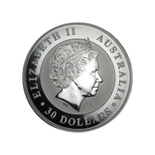 Thumbnail 1 kilo silver Kookaburra coin from 2009