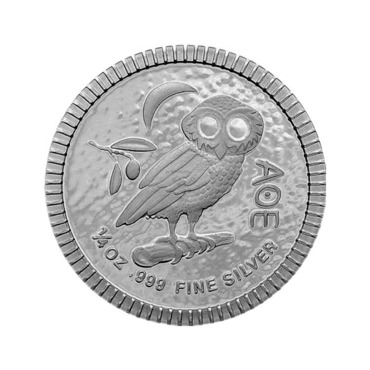 1/4 oz zilver Athenian Owl