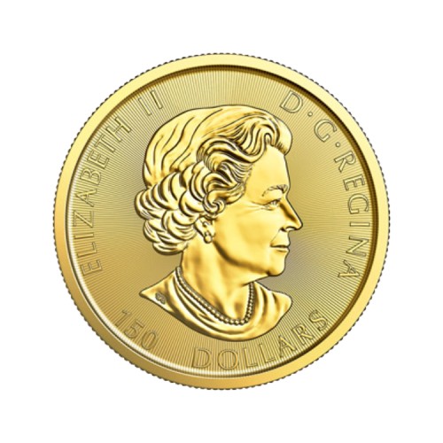 Thumbnail 1 oz Royal Canadian Mint Gouden Munt 2017 perspectief 2