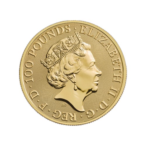 Thumbnail 1 oz Royal Mint Gold Coin 2019 back