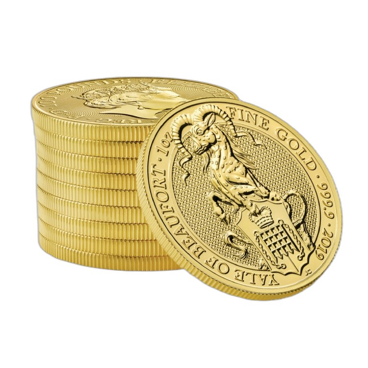 1 oz Royal Mint Gold Coin 2019 angle 1