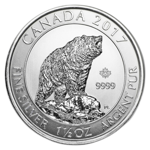 Thumbnail 1,5 oz Royal Canadian Mint d'Argent 2017 front