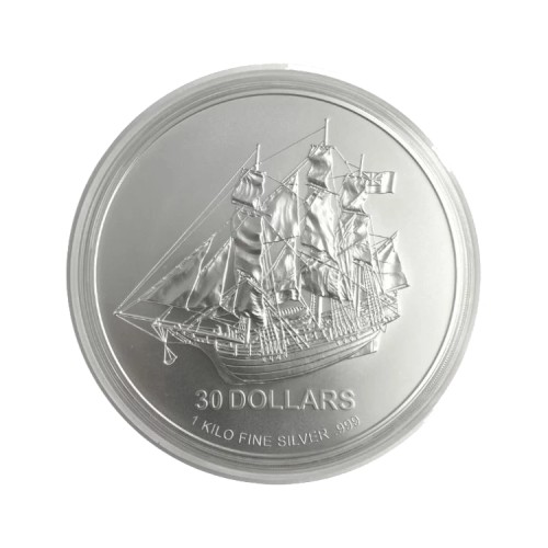 Thumbnail 1 kilo New Zealand Mint Zilveren Munt Divers voorkant