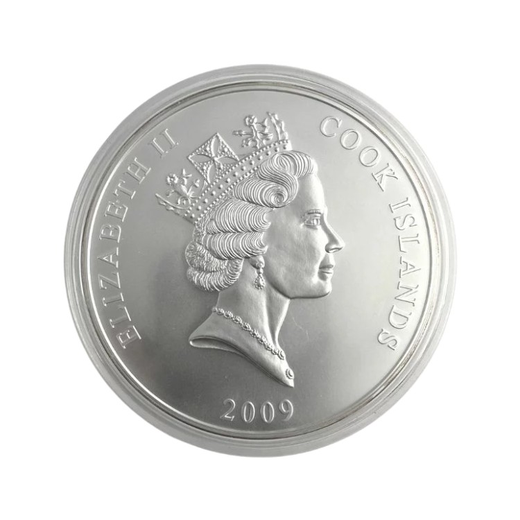 1 kilo New Zealand Mint Zilveren Munt Divers achterkant
