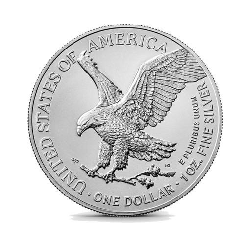 Thumbnail 1 oz American Silver Eagle achterkant