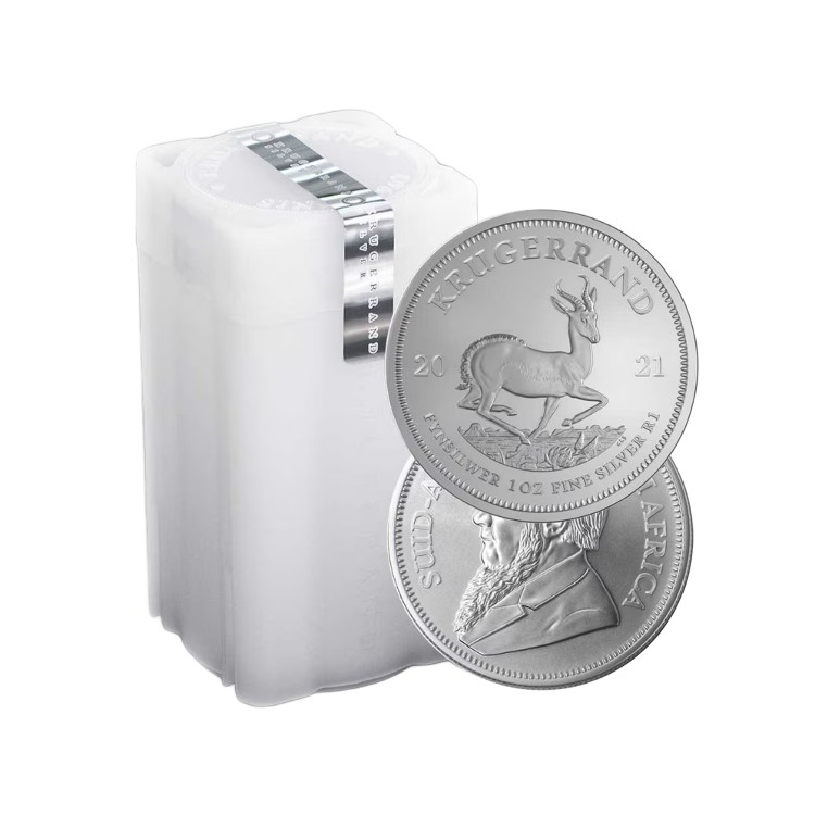 1 oz Krugerrand d'Argent Plusieurs Années angle 1
