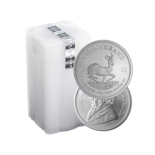Thumbnail 1 oz Krugerrand d'Argent Plusieurs Années angle 1