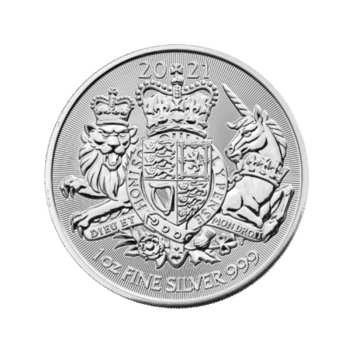 Thumbnail 1 oz Royal Mint Silver Coin 2021 front