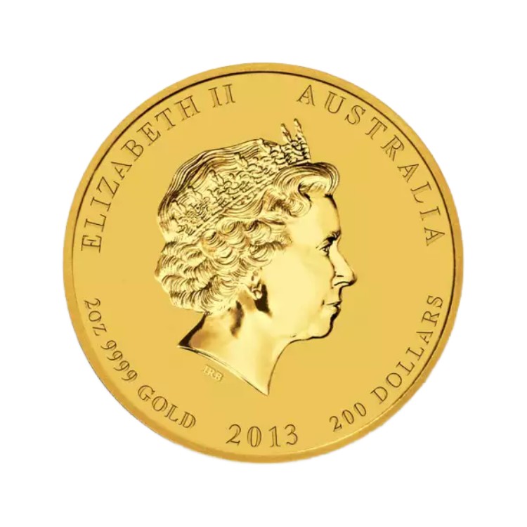 2 oz Lunar Oro 2013 back