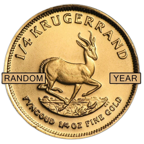 Thumbnail 1/4 oz Krugerrand Proof Gouden Munt Divers voorkant