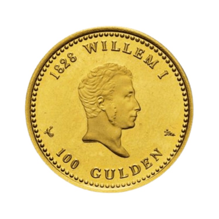 Gouden munt 100 Gulden Nederlandse Antillen (1978) back