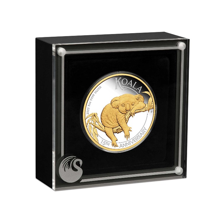 3 oz Koala Zilveren Munt 2022 perspectief 2