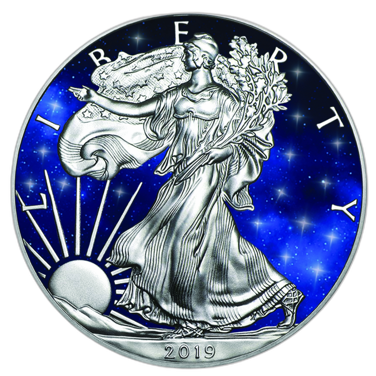 1 oz American Eagle Silbermünze 2019 front