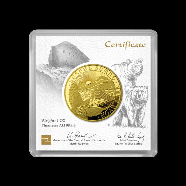 1 oz Geiger Gouden Munt achterkant
