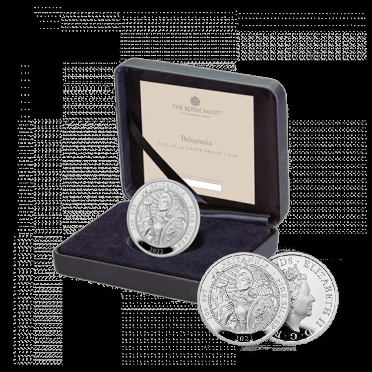 1 oz Royal Mint d'Argent 2022 angle 5