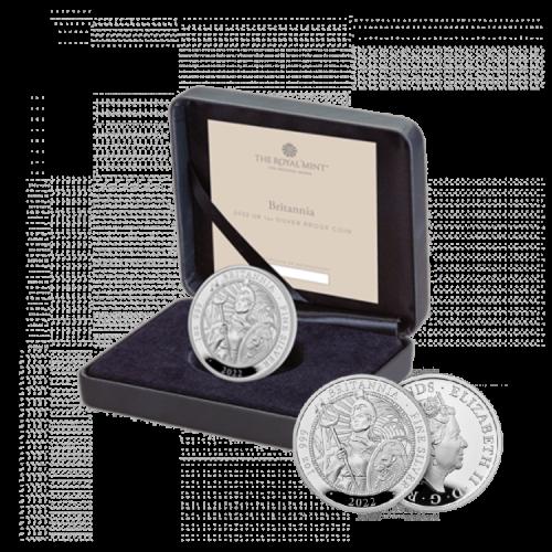 Thumbnail 1 oz Royal Mint d'Argent 2022 angle 5