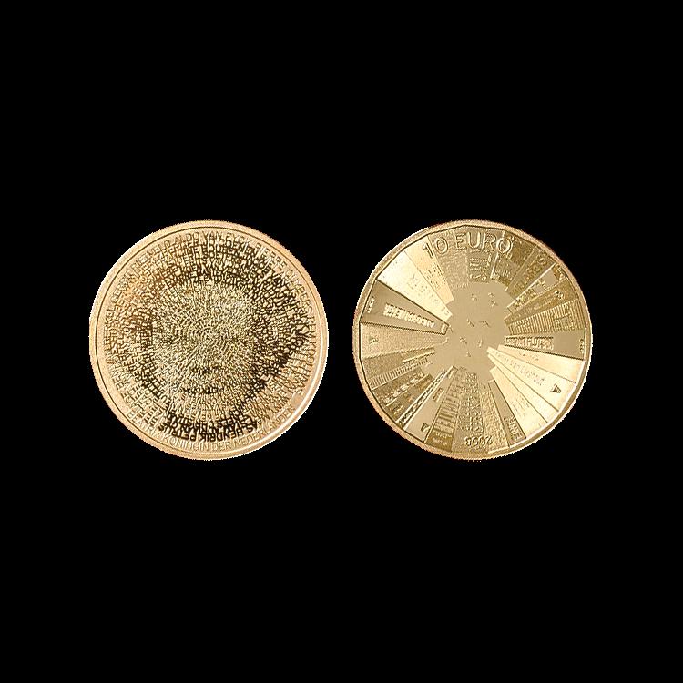 1 oz Koninklijke Nederlandse Munt Gold Coin 2008 back