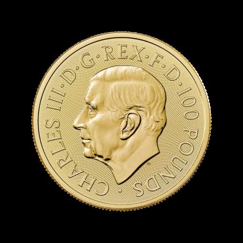 Thumbnail 1 troy ounce gold Tudor Beasts Greyhound of Richmond 2025 back