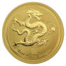 1 oz Lunar Gold Coin 2012 front