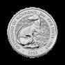 2 oz Tudor Beasts Greyhound of Richmond 2025 zilveren munt