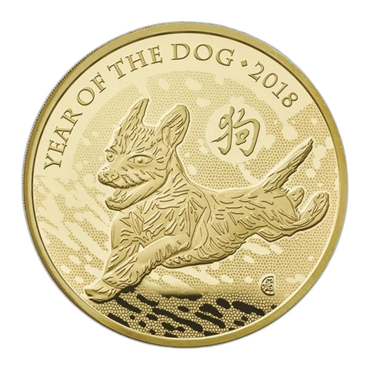 1 oz Lunar Goldmünze front