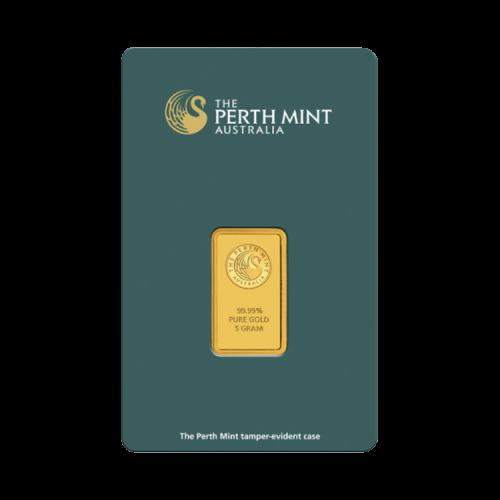 Thumbnail 5g Perth Mint Gold Bar Mixed Years front