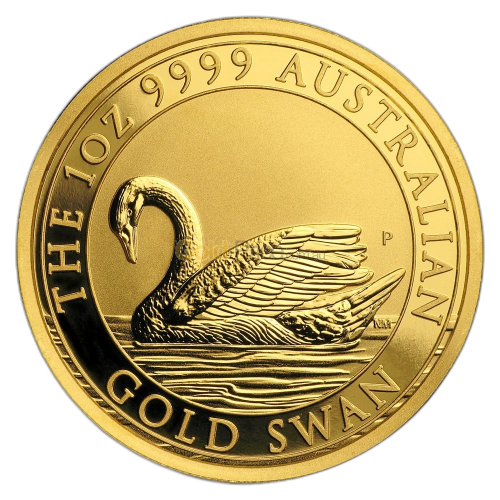 Thumbnail 1 Troy ounce gouden munt Australian Swan 2017 voorkant