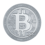 1 oz Bitcoin Mint Silbermünze 2021 front