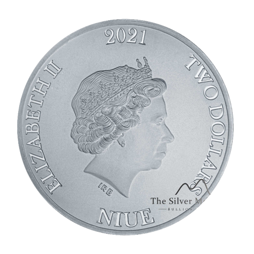 Thumbnail 1 oz Bitcoin Mint Silver Coin 2021 back