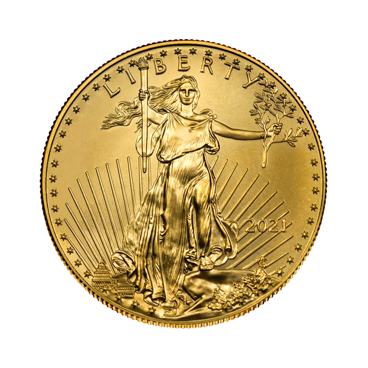 1 oz American Eagle Goldmünze 2021 front