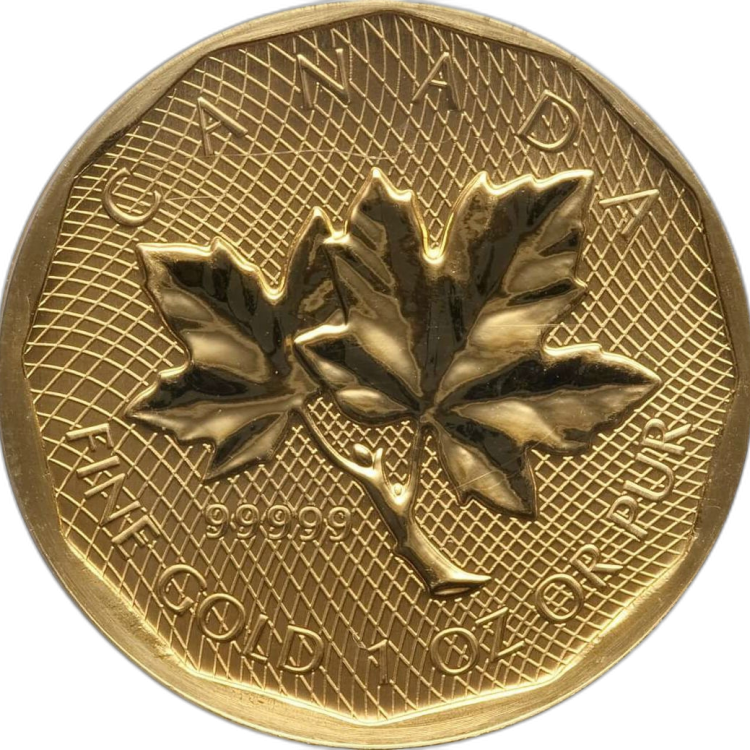 1 oz Royal Canadian Mint Gouden Munt voorkant