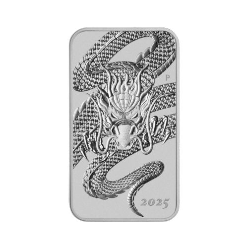 Thumbnail Rectangular Dragon 2025 silver