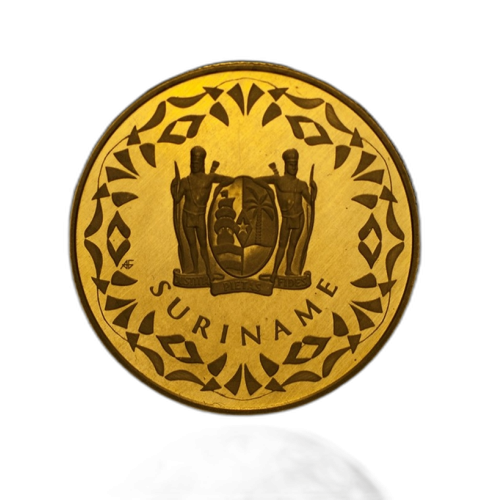 Thumbnail 1 Troy ounce gouden munt Suriname 100SRD 2012 front