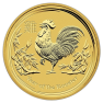 1/4 oz Lunar Gouden Munt 2017 voorkant