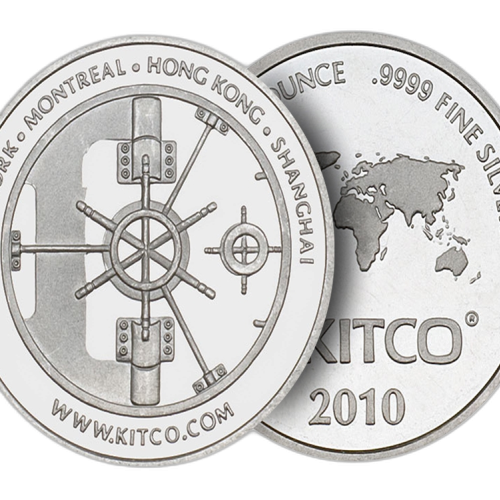 Thumbnail 1 Troy ounce silver round Kitco front