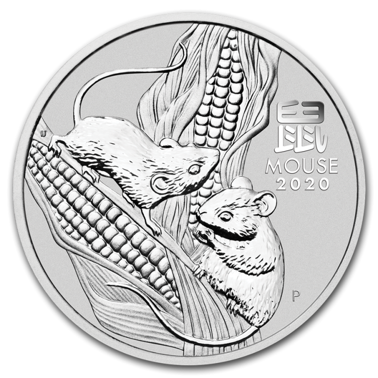 2 oz Lunar d'Argent 2020 front