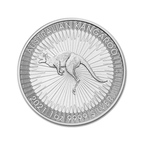 1 oz Kangaroo Silbermünze Verschiedene Jahre front