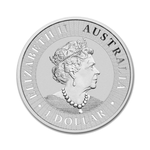 Thumbnail Achterkant 1 troy ounce zilveren Kangaroo munt