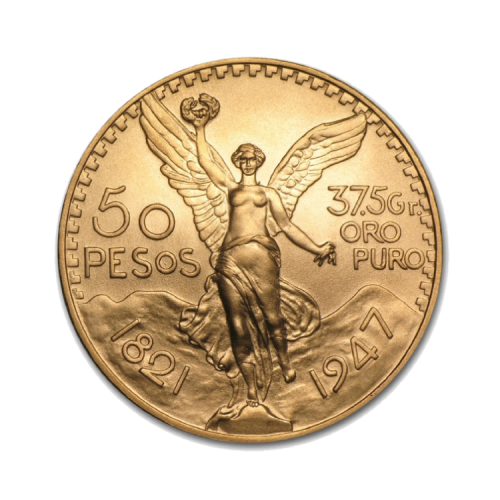 Thumbnail 50 pesos munt Mexico Gold Coin Mixed Years front