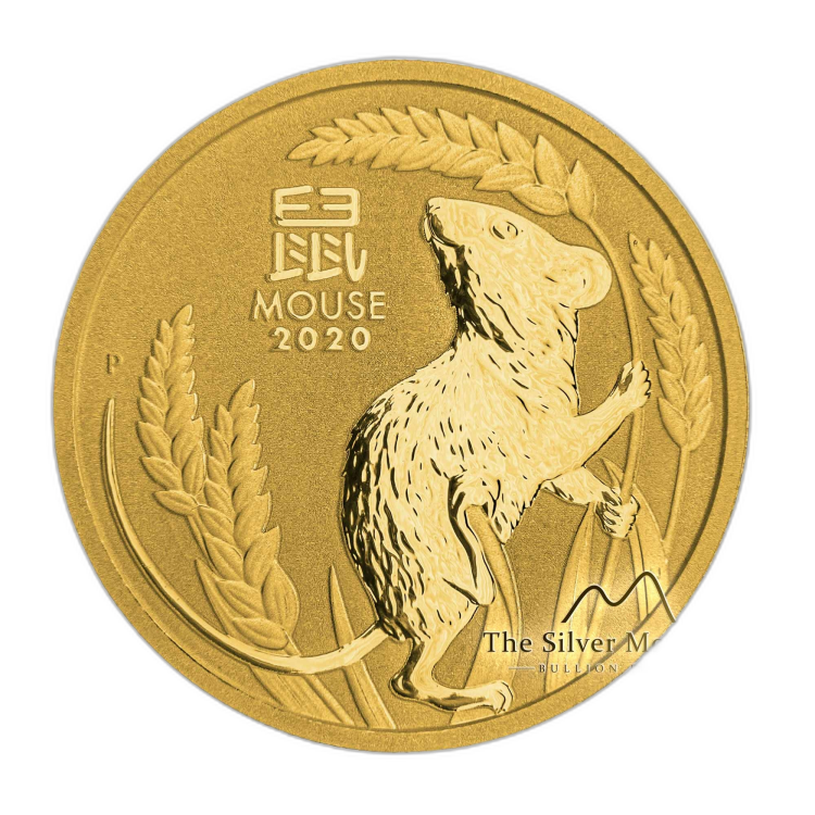 1 oz Lunar Gold Coin 2020 front