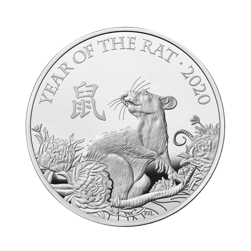 Thumbnail 1 oz Lunar d'Argent 2020 front