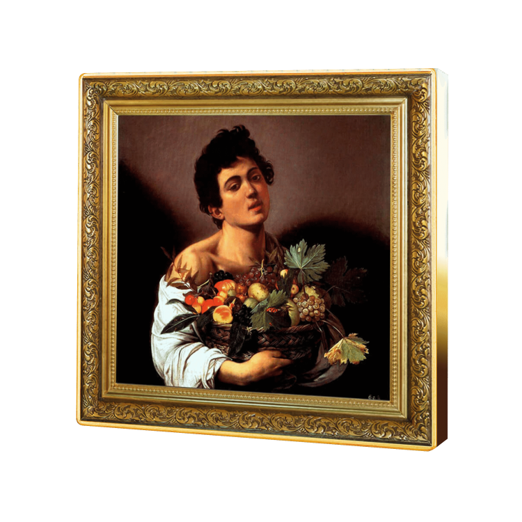 1 Troy ounce silver coin Boy Basket Fruit Caravaggio front