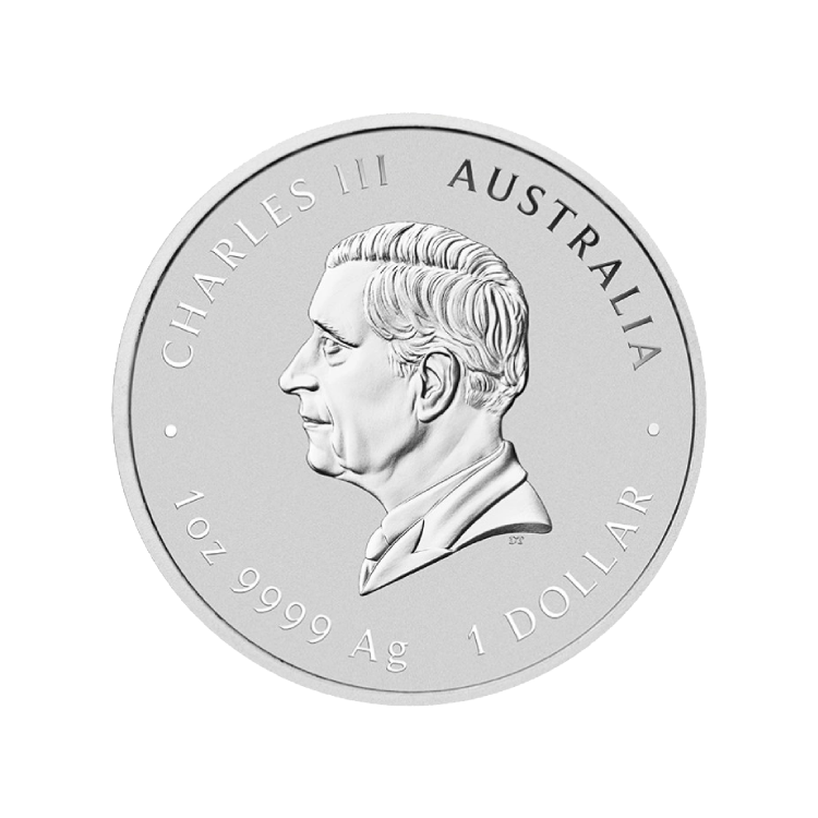 1 oz pièce en argent Lunar III Année du Cheval 2026 back