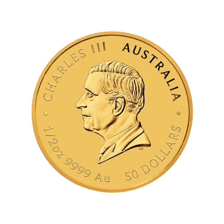 1/2 oz de oro Lunar III Año del Caballo 2026 back